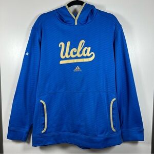Adidas Climalite UCLA Hoodie Men’s L Bruins College Pullover Basketball Football